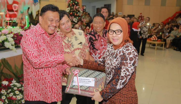 Walikota Kotamobagu Terima DIPA dan Alokasi Dana Transfer 2019