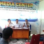 Diskominfo dan Wartawan Pos Liputan Boltim Bahas Sitim Kemitraan