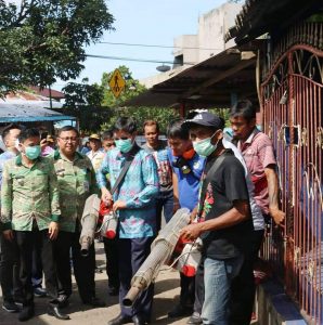 Aksi Fogging Wali Kota Manado Diapresiasi