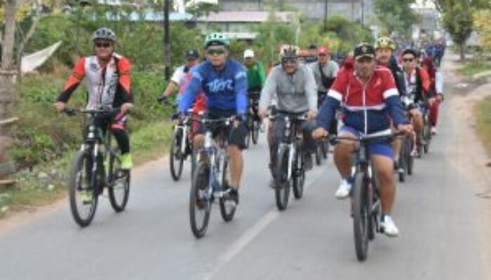Gowes Bareng Millennial di Tolitoli, Dimeriahkan Dengan Bersepeda Keliling Kota