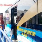 Bus Dishub Kotamobagu Mulai Beroperasi Jemput dan Antar Pulang Siswa-Siswi