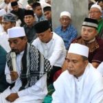 Bupati Sehan Landjar Sholat Ied di Mesjid Nur Jannah Tutuyan