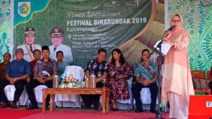 Hadiri Festival Binarundak Tatong Sampaikan Harapannya