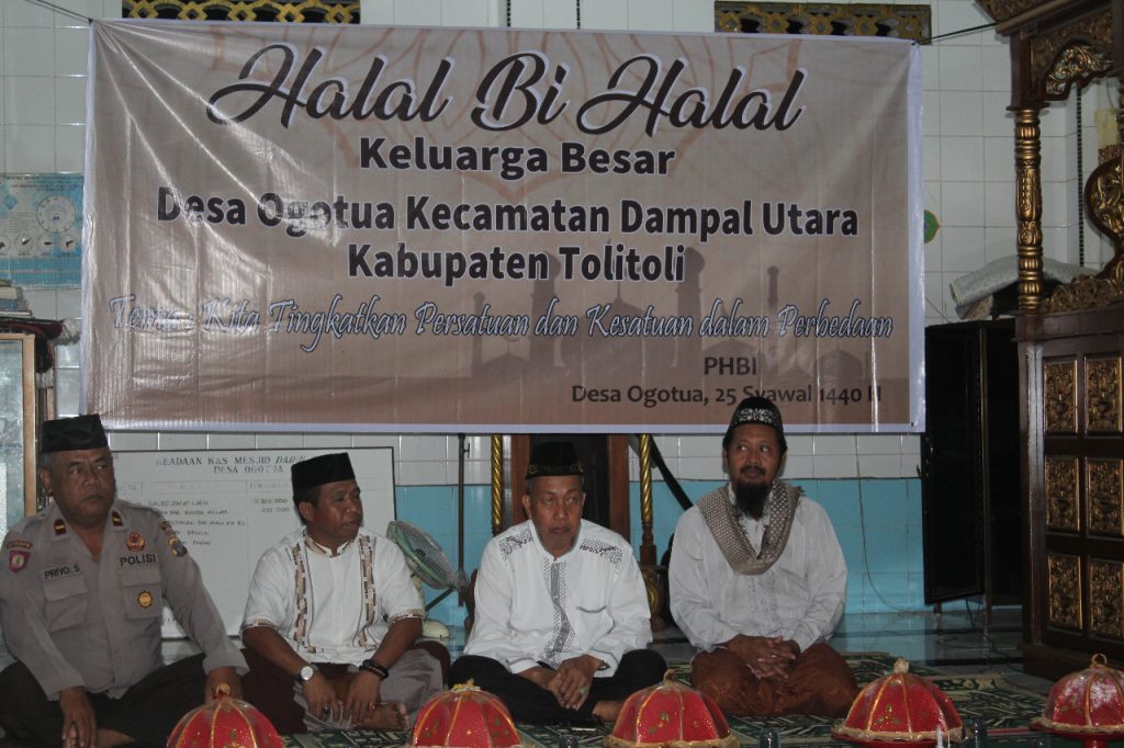 Wakili Bupati, Ir Hardiyan Hadiri Halal bi Halal Bersama Masyarakat Desa Ogotua