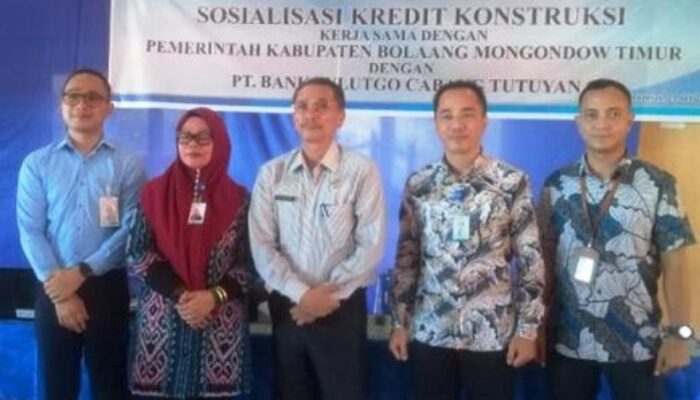 Bersama Pemkab Boltim BSG Cabang Tutuyan Gelar Sosialisasi Kredit Konstruksi