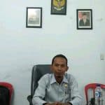 Ketua KPU Bolmut, Djunaidi Harundja, SH