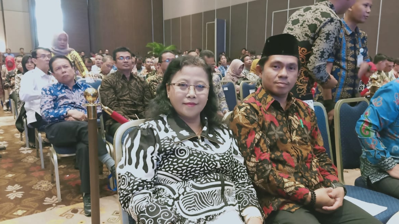 Rikson Paputungan, saat menghadiri Rakernas Apkasi Tahun 2019 di Bali