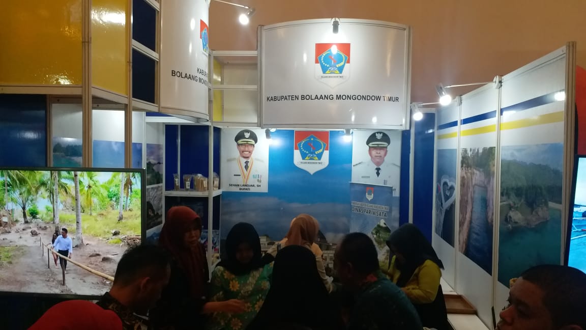 Dispar Boltim Perkenalkan Potensi SDA di Sulut Expo 2019 Jakarta