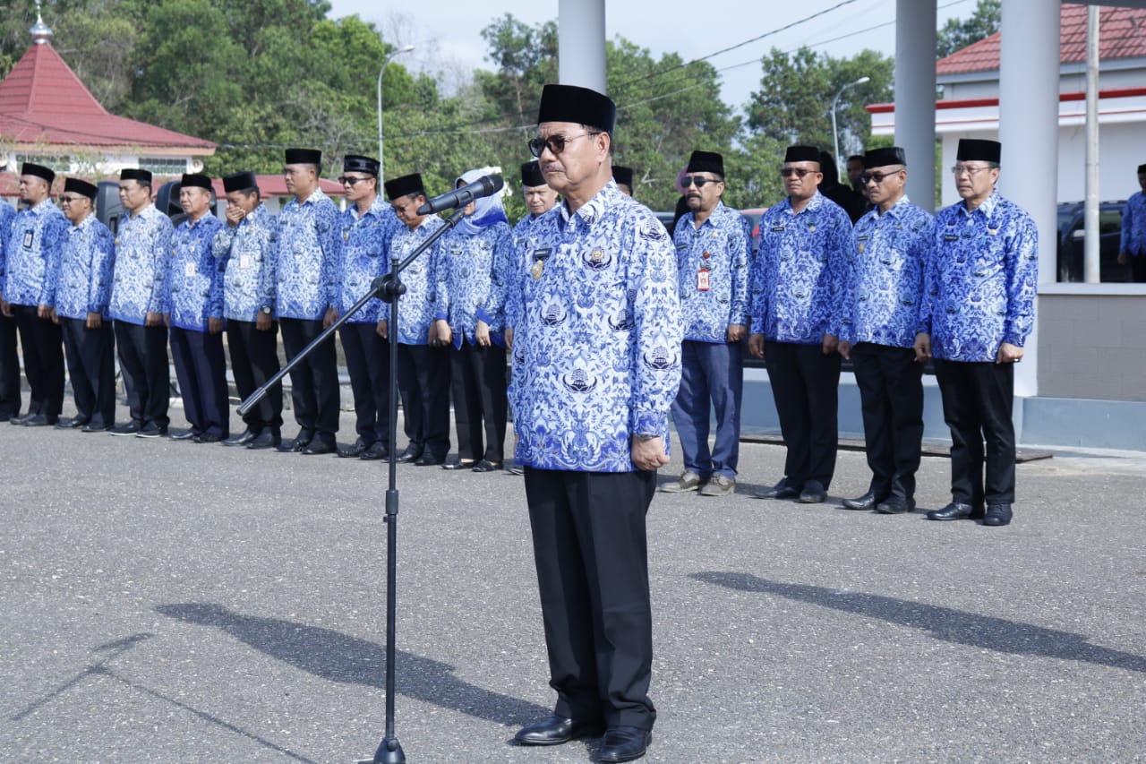 Upacara HUT Korpri ke 48 Bupati Konsel Bacakan Amanat Presiden Jokowi