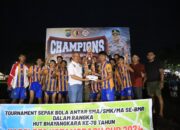 Turnamen Sepak Bola Kapolres Cup Resmi Ditutup Pj Wali Kota Kotamobagu