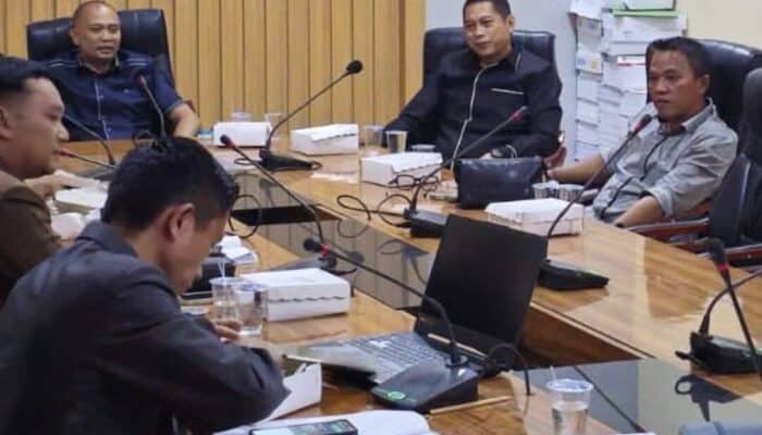 Bapemperda DPRD Bolmong Gelar Rakor Progres Ranperda PD Gadasera Bersama Dinas Terkait